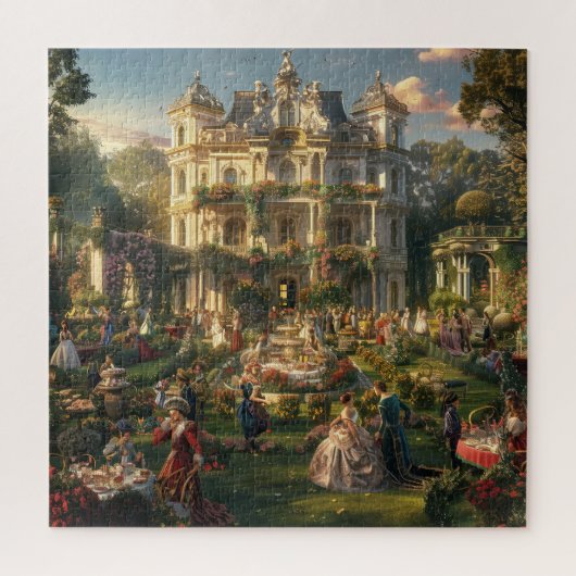 De tuinpartij legpuzzel (Verticaal)
