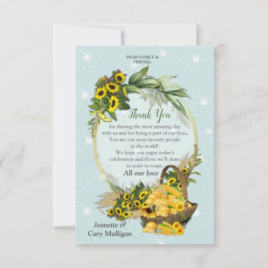 De tuinpartij RSVP kaartje (Voorkant)