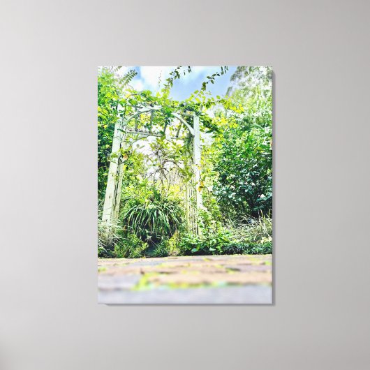 De Tuinpassage Canvas Afdruk (Voorkant)
