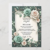 De tuinplant van het bos Natuur Donkergroene Trouw Kaart (Voorkant)