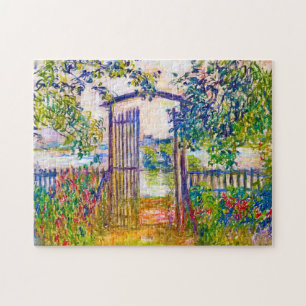 De tuinpoort bij Vetheuil Claude Monet levendig Legpuzzel