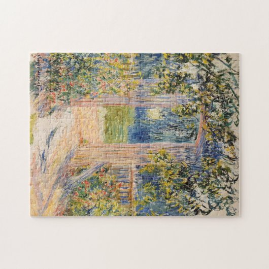 De tuinpoort Monet Fine Art Legpuzzel (Horizontaal)
