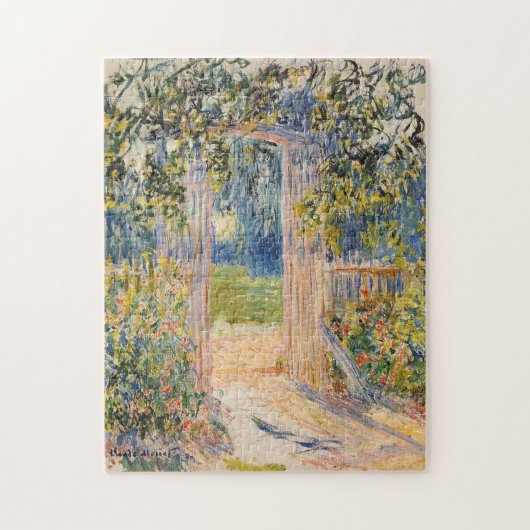 De tuinpoort Monet Fine Art Legpuzzel (Verticaal)