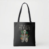 De tuinraad wast me met mijn Planten skelet Tote Bag (Voorkant)