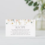De tuinventilator brengt alstublieft een Kaart in<br><div class="desc">Deze trendy kleine laptop is ontworpen om aan te sluiten bij onze beste Bridal Shower-uitnodiging en biedt een recept-behuizingskaart met handgeschreven scripttypografie, luchtachtige tuinbloemen in de waterverf in tinten van stoffige blauwe, roze, gouden, witte en oorige mosterd die oranje tinten verbranden. Deel van een gecoördineerde suite. De reeks van het...</div>