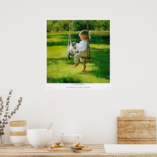 De tuinzagen poster (Keuken)