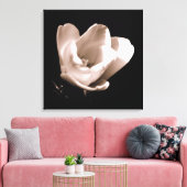 'De Tulp' Canvasprint met Wikkel Canvas Afdruk (Insitu (Woonkamer))