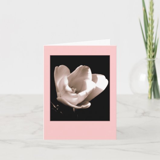 'De Tulp' lege kaart (Voorkant)