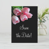 De Tulpen van de lente sparen de Aankondiging van (Staand voorkant)