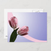 De Tulpen van de lente sparen het Briefkaart van d (Voorkant / Achterkant)