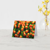 De Tulpen van de zonneschijn Kaart (Gele Bloem)