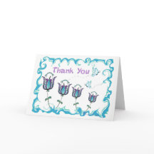 De Tulpen van Whimsy danken u kaarden