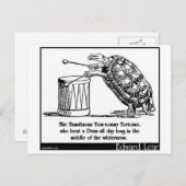 De Tumultuous Tom-TMammie Tortoise Briefkaart (Voorkant / Achterkant)