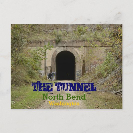 De Tunnel North Bend Washington Briefkaart (Voorkant)