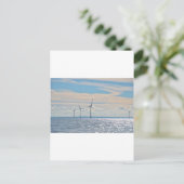 De Turbines van de wind Briefkaart (Staand voorkant)