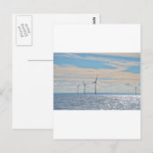 De Turbines van de wind Briefkaart (Voorkant / Achterkant)