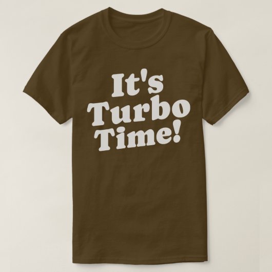 De Turbo Time T-shirt (Design voorkant)