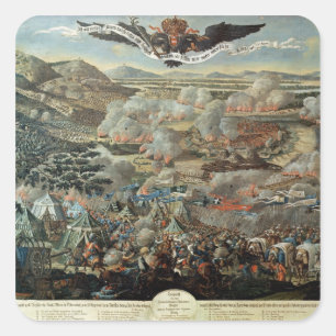 De Turken hebben in 1683 Wenen omringd Vierkante Sticker