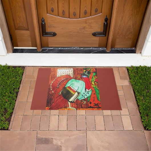 DE TURKIJE KWAM WEG! Thanksgiving Deurmat (Buiten)