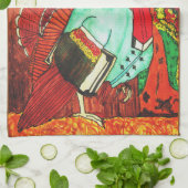 DE TURKIJE KWAM WEG! Thanksgiving Theedoek (Gevouwen)