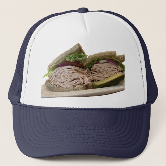 De Turkije Sandwich Hoed Trucker Pet (Voorkant)