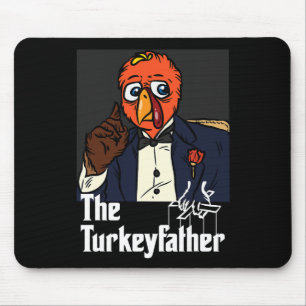 De Turkije-vader Thanksgiving Dag Fun Meme Herfst Muismat
