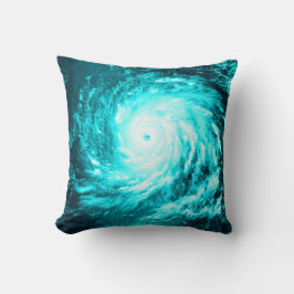 De turkooise Blauwe Spiraalvormige Draaikolk van Kussen