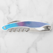 De turkooise Paarse Roze Abstracte Was van de Kurkentrekker (Achterkant)