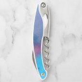 De turkooise Paarse Roze Abstracte Was van de Kurkentrekker (Achterkant)