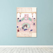 De Turkse eed Canvas Afdruk (Insitu (Houten vloer))