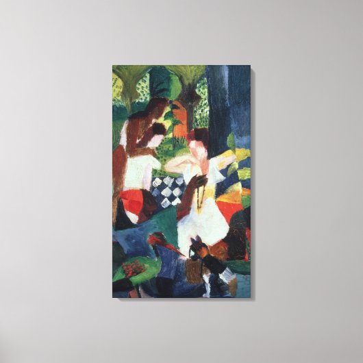 De Turkse juwelier Canvas Afdruk (Voorkant)