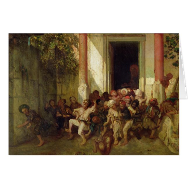 De Turkse school verlaten (Voorkant Horizontaal)