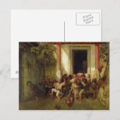 De Turkse school verlaten Briefkaart (Voorkant / Achterkant)