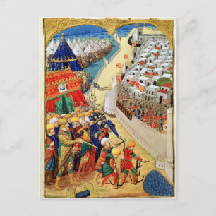 De Turkse strijdkrachten bereiden zich voor op de  Briefkaart