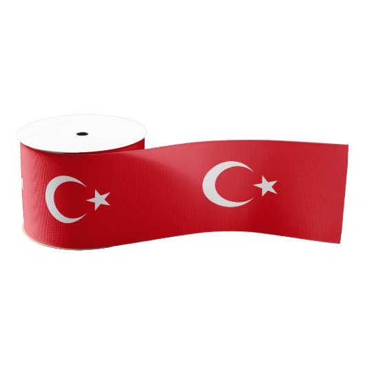De Turkse vlag & Turkije reizen, vakantie/sport Grosgrain Lint (Spoel)