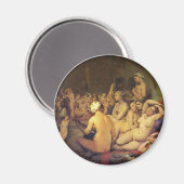 De Turkse weg (Tondo) van Ingres Jean Auguste do Magneet (Voorkant / Achterkant)