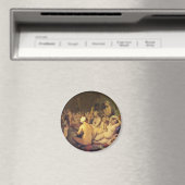 De Turkse weg (Tondo) van Ingres Jean Auguste do Magneet (Insitu (Vaatwasser))