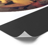 De Turkse weg (Tondo) van Ingres Jean Auguste do Poster (Hoek)