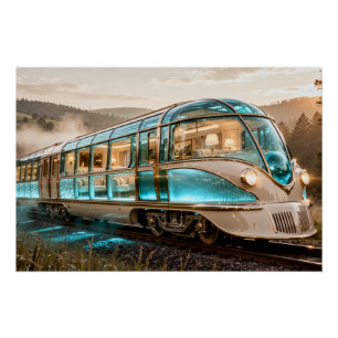 De Turquoise Express Perfect Poster