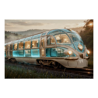 De Turquoise Lijn Perfect Poster