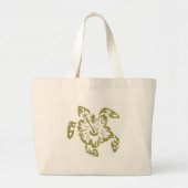 DE TURTLE TRIUMPING GROTE TOTE BAG (Voorkant)