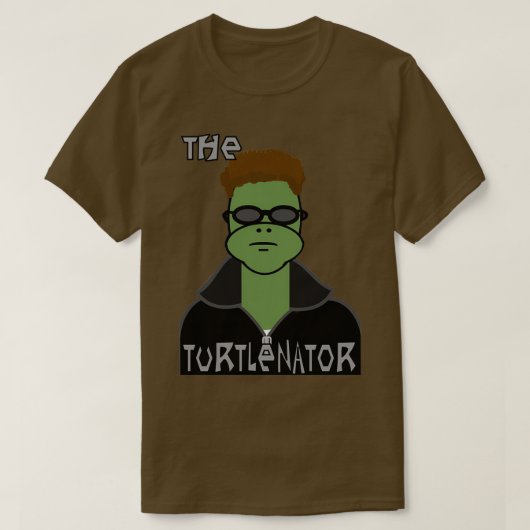 De Turtlenator T-shirt (Design voorkant)
