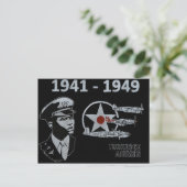 De Tuskegee Airmen Briefkaart (Staand voorkant)