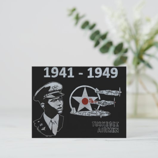 De Tuskegee Airmen Briefkaart (Staand voorkant)