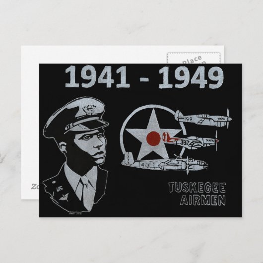 De Tuskegee Airmen Briefkaart (Voorkant / Achterkant)