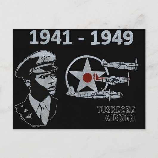 De Tuskegee Airmen Briefkaart (Voorkant)