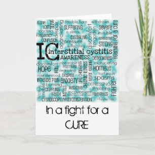 De tussenliggende Woorden van de Cystitis Kaart