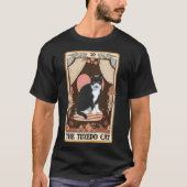 De Tuxedo Cat Tarot Kaart Tuxedo Cat Tuxedo Moeder T-shirt (Voorkant)