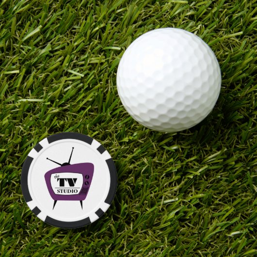 De TV Studio Poker Chips!!! Chips (Golfbal Marker)