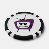 De TV Studio Poker Chips!!! Chips (Enkel)